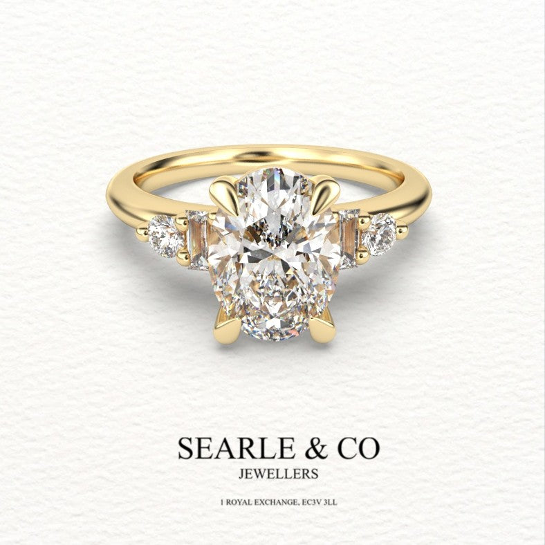 5-Stone Diamond Engagement Ring