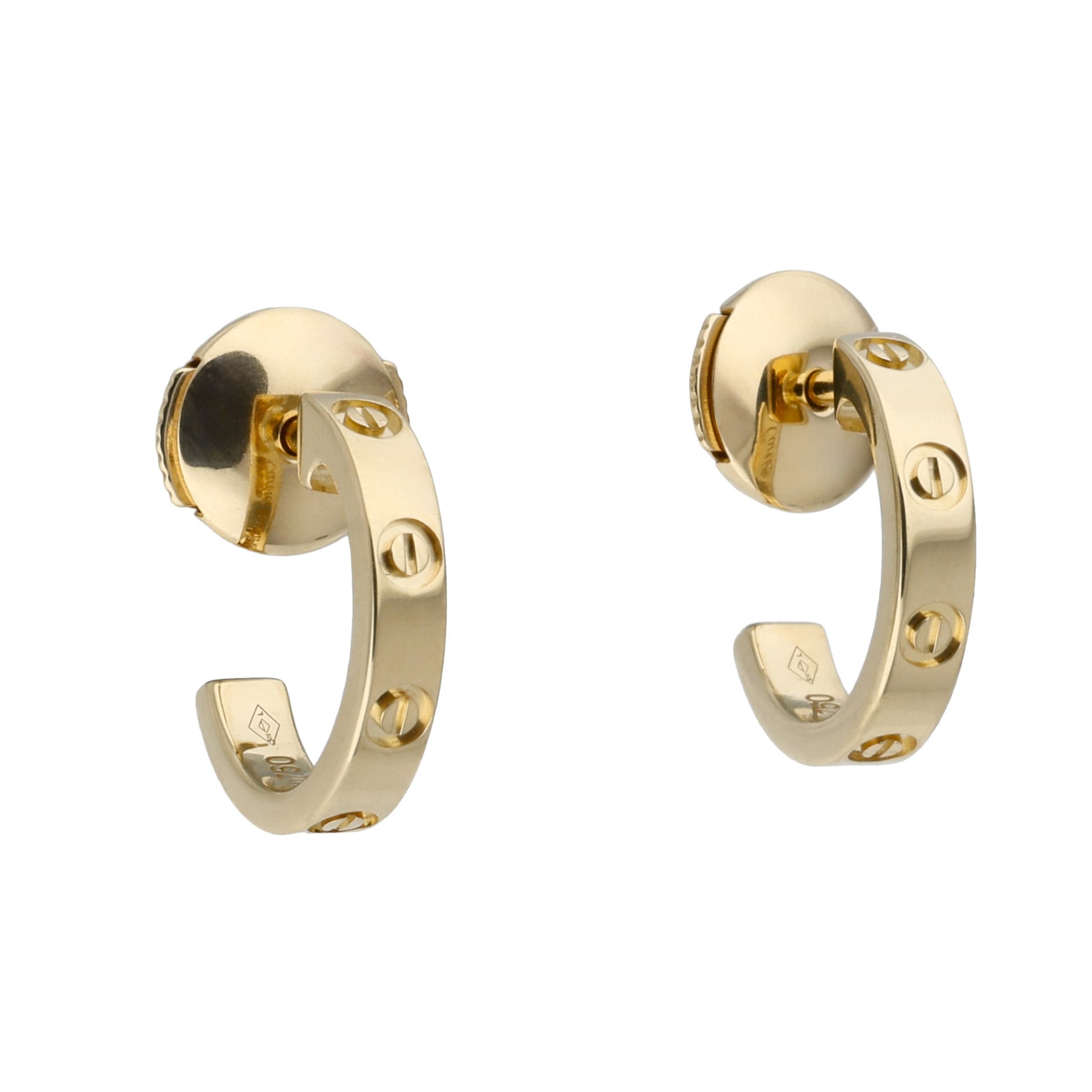 CARTIER LOVE HOOP EARRING...