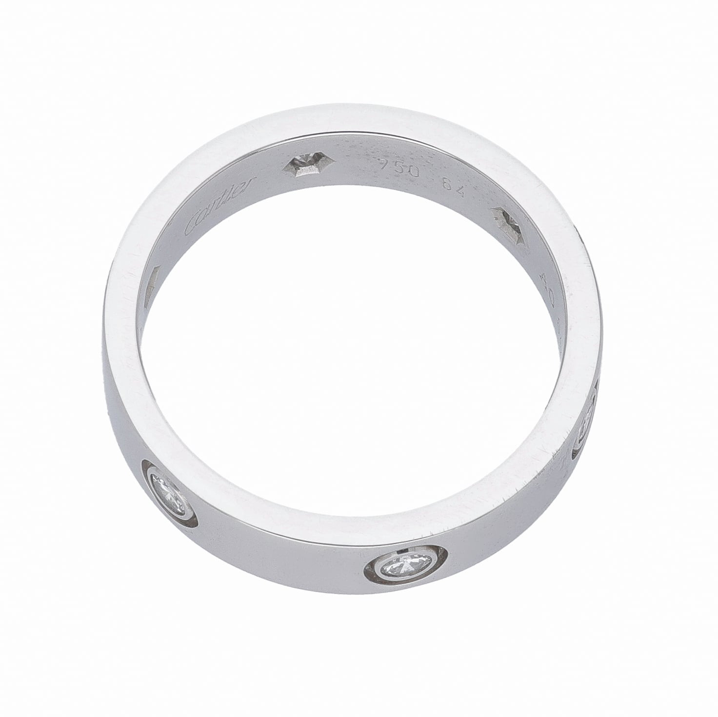 CARTIER LOVE RING 6 DIAMO...