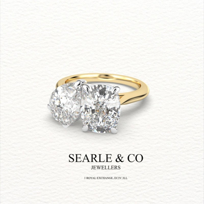 Toi-et-Moi Engagement Ring